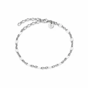 Peachy Chain Bracelet Sterling Silver