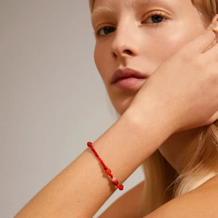 PILGRIM INDIANA bracelet red