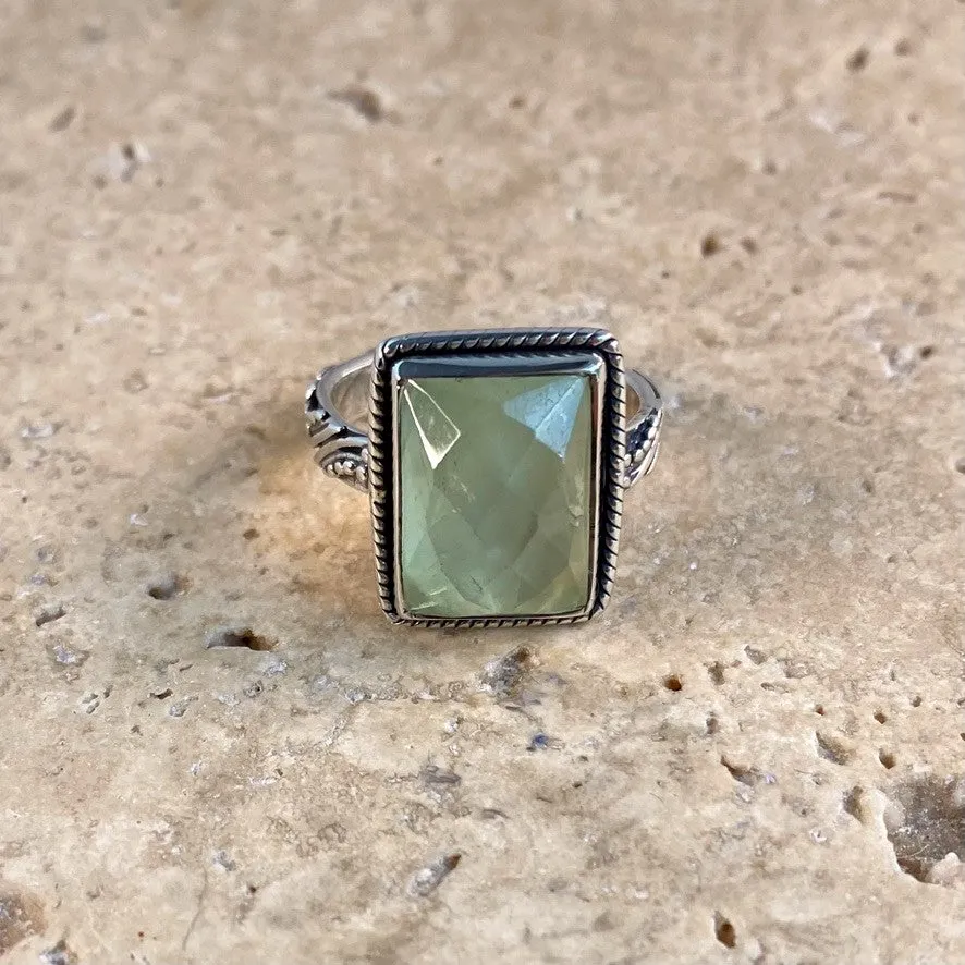 Prehnite Ring - Jaypur