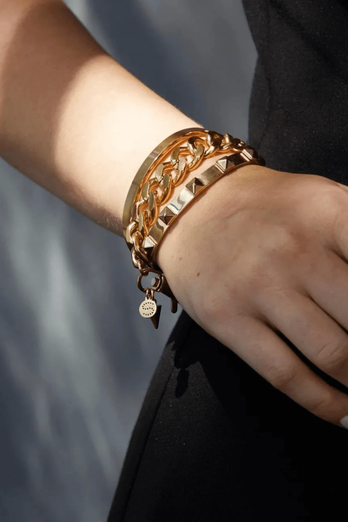 ROCK GLAM BANGLE GOLD