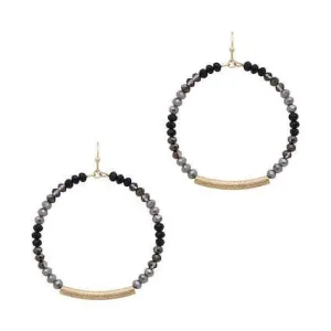 Sevon Black Earrings