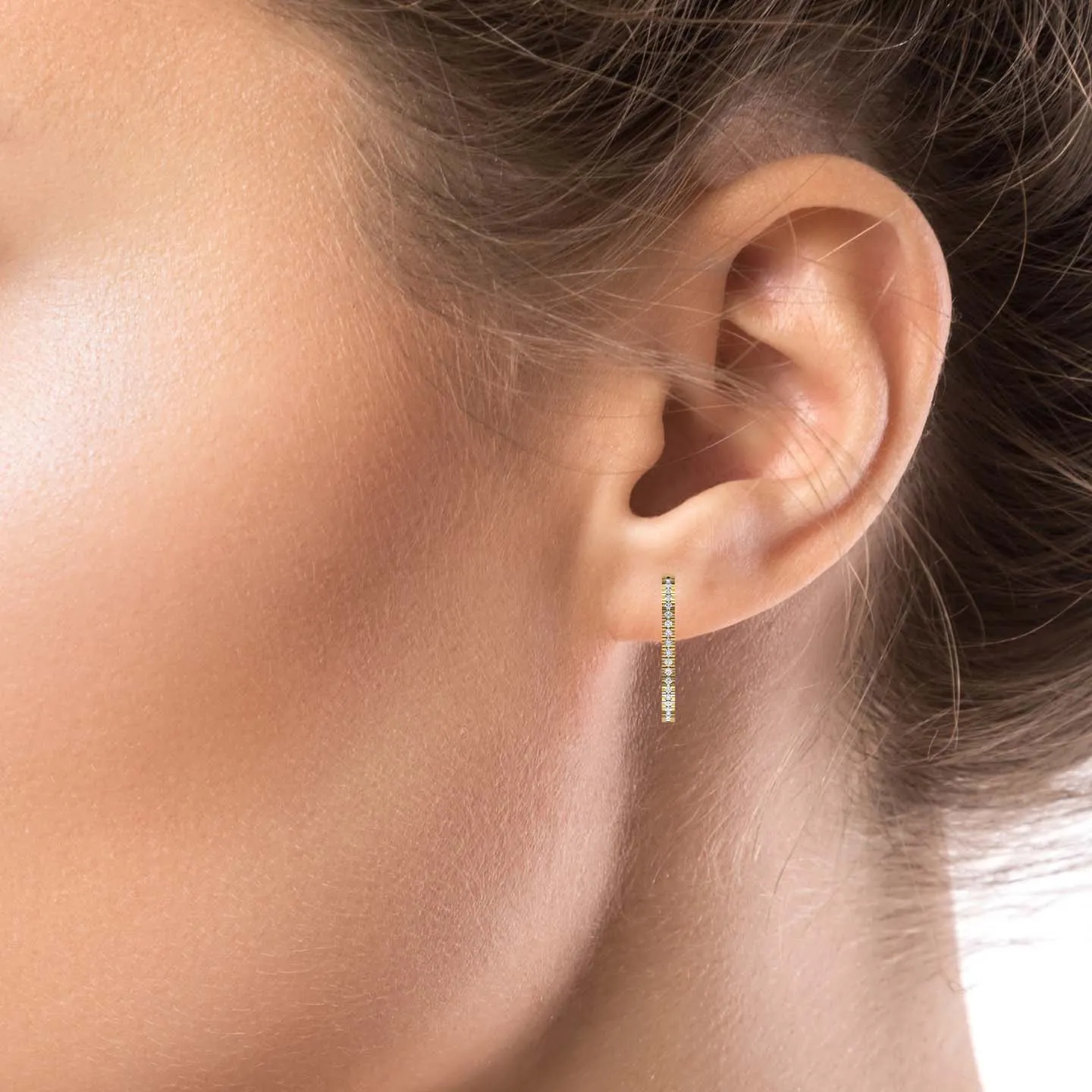 Sleek Silver Hoop Earrings