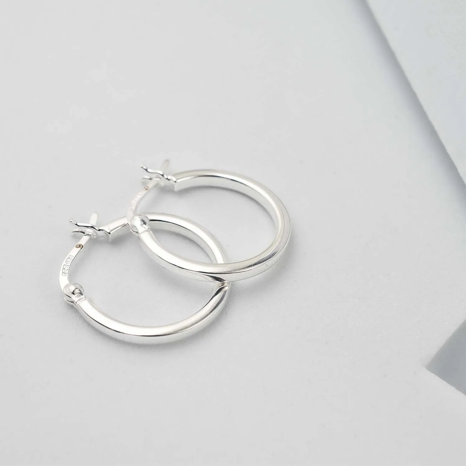 Square Hoop Creole Earrings