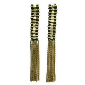 Temple Tassel Earrings: Boho Luxe Meets Timeless Tradition