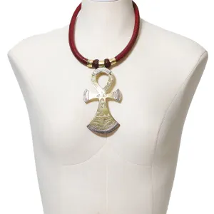 Tuareg Ankh Unisex Necklace | Handmade in Mali