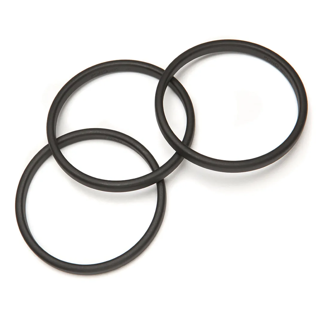 Twiggy Barile Bangle Set of 3 Matte Black