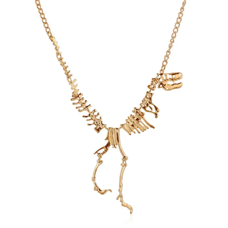 Tyrannosaurus Rex Skeleton Dinosaur Necklaces