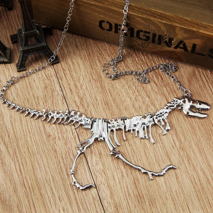 Tyrannosaurus Rex Skeleton Dinosaur Necklaces