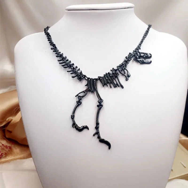 Tyrannosaurus Rex Skeleton Dinosaur Necklaces