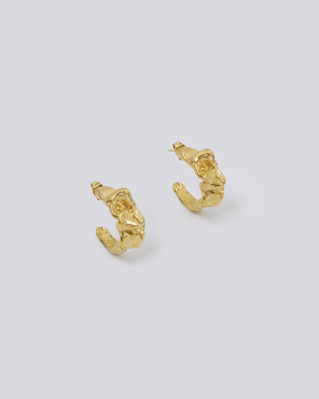 Wild Gold Hoop Earrings