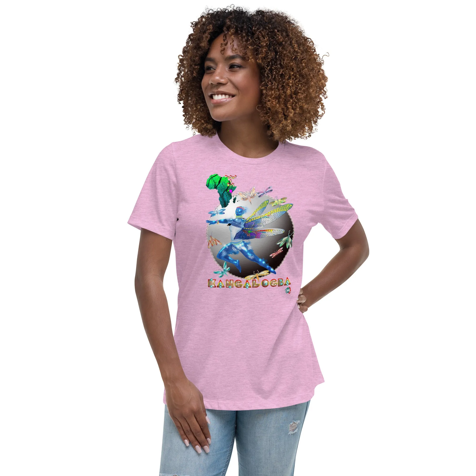 Women's Afrikkan Pantheon (African Gods) Kangalogba graphic t-shirt