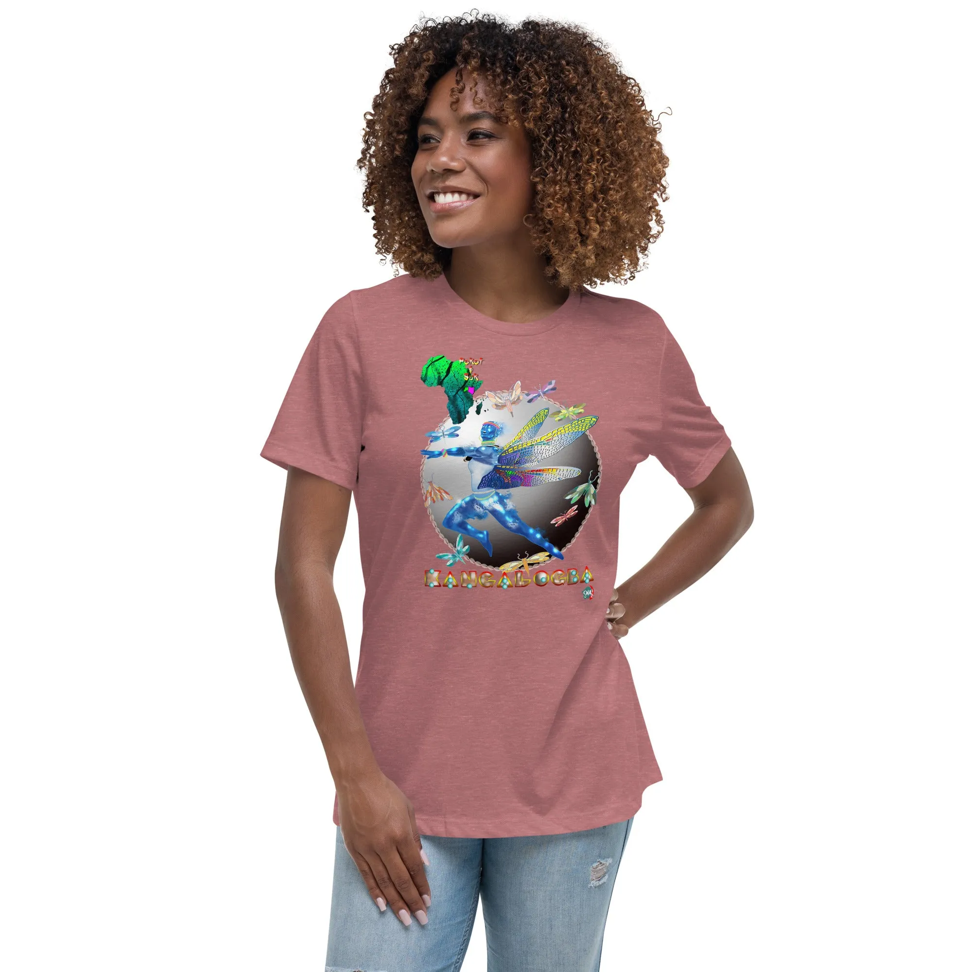 Women's Afrikkan Pantheon (African Gods) Kangalogba graphic t-shirt