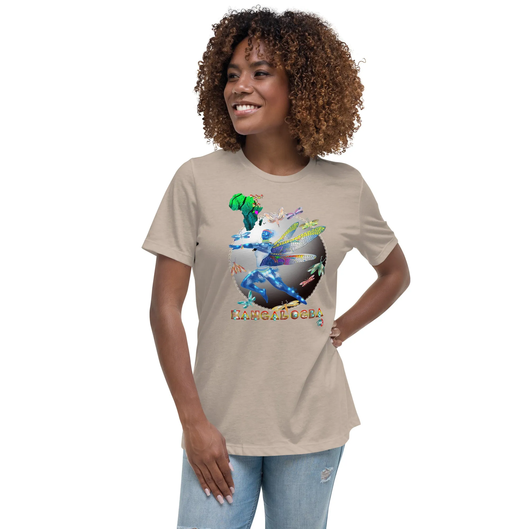 Women's Afrikkan Pantheon (African Gods) Kangalogba graphic t-shirt