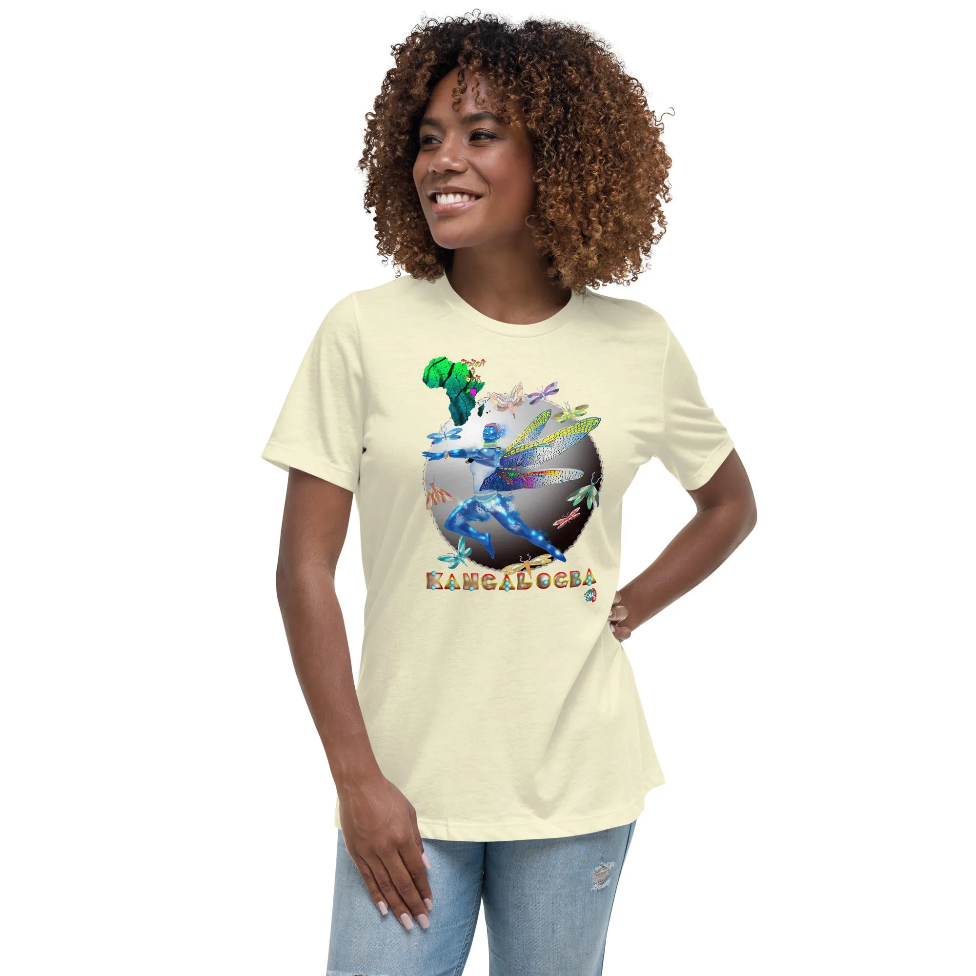 Women's Afrikkan Pantheon (African Gods) Kangalogba graphic t-shirt